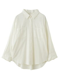 【SALE／30%OFF】GENE HEAVENS/BAMBOO COTTON BIG SHIRT GENE HEAVENS ローズバッド トップス シャツ・ブラウス ホワイト ブラック ブラウン【RBA_E】【送料無料】[Rakuten Fashion]