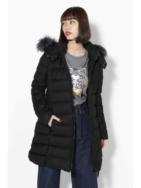 楽天市場】【SALE／30%OFF】LAVIANAファー付きダウンコート ROSE BUD 