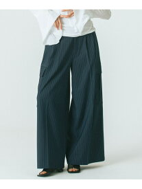 【SALE／30%OFF】CREOLME/SUITING WIDE PANTS ROSE BUD ローズバッド パンツ その他のパンツ ネイビー【RBA_E】【送料無料】[Rakuten Fashion]