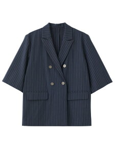 �ySALE�^30%OFF�zHALF SLEEVE TAILORED JACKET ROSE BUD ���[�Y�o�b�h �W���P�b�g�E�A�E�^�[ ���̑��̃W���P�b�g�E�A�E�^�[ �x�[�W�� �l�C�r�[�yRBA_E�z�y���������z[Rakuten Fashion]