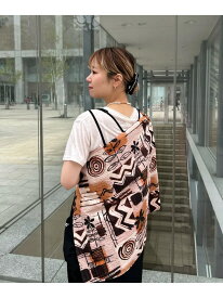 【SALE／30%OFF】CREOLME/PRINT SHIRT ROSE BUD ローズバッド トップス シャツ・ブラウス ブラウン ネイビー【RBA_E】【送料無料】[Rakuten Fashion]