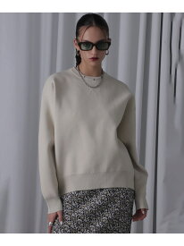 【SALE／50%OFF】スウェットライクニット ROSE BUD ローズバッド トップス ニット ホワイト ブラック ブルー【RBA_E】【送料無料】[Rakuten Fashion]