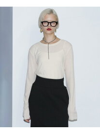 【SALE／50%OFF】テレコシアートップス ROSE BUD ローズバッド トップス カットソー・Tシャツ ホワイト ブラウン ネイビー【RBA_E】[Rakuten Fashion]