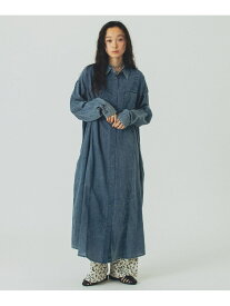 【WEB・一部店舗限定】DENIM LIKE SHIRT DRESS ROSE BUD ローズバッド ワンピース・ドレス ワンピース ブルー ネイビー【送料無料】[Rakuten Fashion]