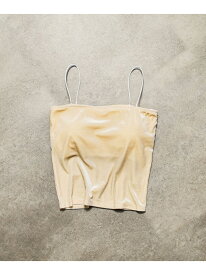 VELOUR CUP CAMISOLE ROSE BUD ローズバッド トップス キャミソール ブラック ブラウン ネイビー ホワイト【送料無料】[Rakuten Fashion]