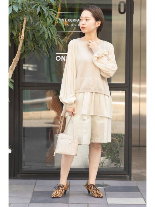 楽天市場】【SALE／30%OFF】異素材ドッキングニット ROSE BUD ローズ 