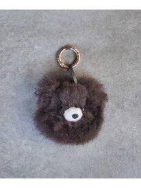 COSY/Small Bear Head Baby Alpaca Key ring ROSE BUD SELECT ローズバッド ファッション雑貨 チャーム・キーチェーン ブラウン ホワイト ベージュ[Rakuten Fashion]