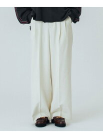 BASIC TUCK PANTS ROSE BUD ローズバッド パンツ その他のパンツ ホワイト ブラック【送料無料】[Rakuten Fashion]