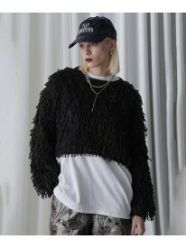 【SALE／37%OFF】ループヤーンニット ROSE BUD ローズバッド トップス ニット ベージュ レッド【RBA_E】【送料無料】[Rakuten Fashion]