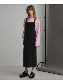 【SALE／50%OFF】サウザンドマイル コラボレーション フロントジップ サロペット GENE HEAVENS ローズバッド ワンピース・ドレス ワンピース ブラック カーキグリーン【RBA_E】【送料無料】[Rakuten Fashion]