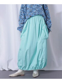 【SALE／50%OFF】サイドドロストポケットバルーンスカート ROSE BUD ローズバッド スカート ロング・マキシスカート ブラック ブルー【RBA_E】【送料無料】[Rakuten Fashion]