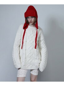 【SALE／55%OFF】ハンドメイドネパールニット ROSE BUD ローズバッド トップス ニット ホワイト【RBA_E】【送料無料】[Rakuten Fashion]