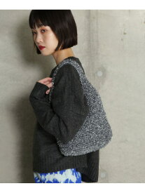 【SALE／50%OFF】ラメニットバッグ ROSE BUD ローズバッド バッグ ショルダーバッグ シルバー ピンク【RBA_E】【送料無料】[Rakuten Fashion]