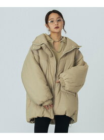 STAND COLLAR PADDED JACKET ROSE BUD ローズバッド ジャケット・アウター その他のジャケット・アウター ブラック ベージュ ブルー【先行予約】*【送料無料】[Rakuten Fashion]