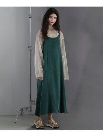 【SALE／50%OFF】スリップワンピース GENE HEAVENS ローズバッド ワンピース・ドレス ワンピース ブラック グリーン【RBA_E】【送料無料】[Rakuten Fashion]