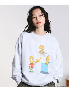 �ySALE�^30%OFF�zTHE SIMPSONS BIG SWEAT ROSE BUD ���[�Y�o�b�h �g�b�v�X �X�E�F�b�g�E�g���[�i�[ �u���b�N�yRBA_E�z�y���������z[Rakuten Fashion]
