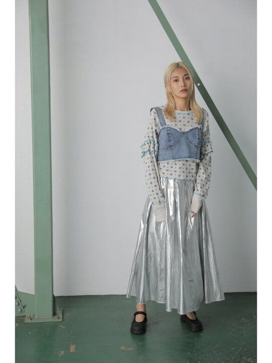 楽天市場】【SALE／30%OFF】デニムビスチェ ROSE BUD ローズバッド 