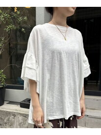 【SALE／50%OFF】FRILL BIG TEE ROSE BUD ローズバッド トップス カットソー・Tシャツ カーキグリーン ホワイト ブラック【RBA_E】【送料無料】[Rakuten Fashion]