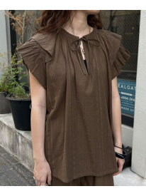 【SALE／30%OFF】SUCKER FRILL BLOUSE ROSE BUD ローズバッド トップス シャツ・ブラウス ブラック ブラウン【RBA_E】【送料無料】[Rakuten Fashion]