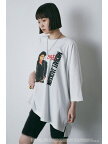 ＜ROSE BUD別注＞マイケル・ジャクソンビッグT ROSE BUD ローズバッド トップス カットソー・Tシャツ ホワイト【送料無料】[Rakuten Fashion]