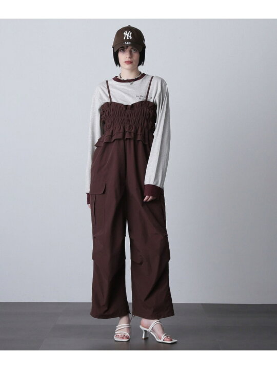 楽天市場】【SALE／30%OFF】コットンナイロンオールインワン ROSE BUD 