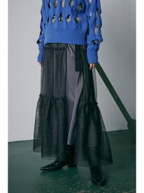 【SALE／37%OFF】チュールレイヤードスカート ROSE BUD ローズバッド スカート その他のスカート ブラック ホワイト ブラウン【RBA_E】【送料無料】[Rakuten Fashion]