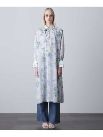 【SALE／30%OFF】フラワープリントレイヤードワンピース ROSE BUD ローズバッド ワンピース・ドレス ワンピース ホワイト ブラック【RBA_E】【送料無料】[Rakuten Fashion]