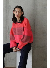 【SALE／30%OFF】クロップドブロッキングニット ROSE BUD ローズバッド トップス ニット ピンク ネイビー グリーン【RBA_E】【送料無料】[Rakuten Fashion]