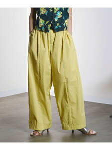 GATHER CURVE PANTS ROSE BUD ���[�Y�o�b�h �p���c ���̑��̃p���c �u���b�N �x�[�W�� �C�G���[�y���������z[Rakuten Fashion]