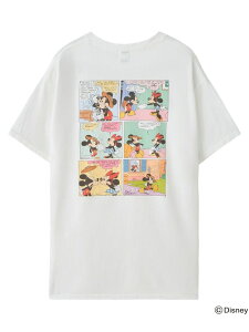 �ySALE�^30%OFF�zMICKEY AND FRIENDS COMIC PRINT S/S TEE ROSE BUD ���[�Y�o�b�h �g�b�v�X �J�b�g�\�[�ET�V���c �u���b�N �z���C�g�yRBA_E�z�y���������z[Rakuten Fashion]