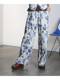 【SALE／55%OFF】ROSE PRINT PANTS ROSE BUD ローズバッド パンツ その他のパンツ ホワイト【RBA_E】【送料無料】[Rakuten Fashion]