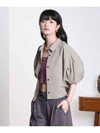 【SALE／5%OFF】WIDE PUFF SLEEVE SHIRT ROSE BUD ローズバッド トップス シャツ・ブラウス ブラック ホワイト ベージュ【RBA_E】【送料無料】[Rakuten Fashion]