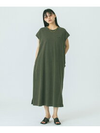 THOUSAND MILE x GENE HEAVENS BIO WASH TEE DRESS GENE HEAVENS ローズバッド ワンピース・ドレス その他のワンピース・ドレス ブラック グリーン【送料無料】[Rakuten Fashion]