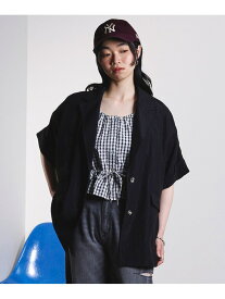 【SALE／5%OFF】S/S JACKET ROSE BUD ローズバッド トップス シャツ・ブラウス ベージュ ブラウン ブラック【RBA_E】【送料無料】[Rakuten Fashion]