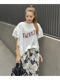 【SALE／50%OFF】VINTAGE LOGO FRILLTEE ROSE BUD ローズバッド トップス カットソー・Tシャツ ホワイト ブラック ブルー【RBA_E】【送料無料】[Rakuten Fashion]