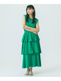 【SALE／30%OFF】SWEAT TIERED DRESS ROSE BUD ローズバッド ワンピース・ドレス その他のワンピース・ドレス ブラック グリーン【RBA_E】【送料無料】[Rakuten Fashion]