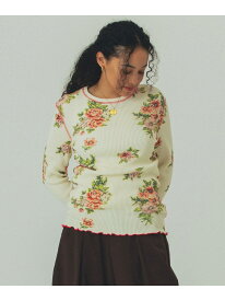 mag.byc/FLOWER PRINT WAFFLE TOP mag.by c ローズバッド トップス カットソー・Tシャツ ホワイト【送料無料】[Rakuten Fashion]