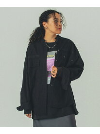 GENEHEAVENS/MILITARY POCKET SHIRTS GENE HEAVENS ローズバッド トップス シャツ・ブラウス ブラック ブラウン【送料無料】[Rakuten Fashion]