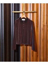 mici/POLO COLLAR STRIPE TOP mici ローズバッド トップス カットソー・Tシャツ ブラック レッド【送料無料】[Rakuten Fashion]