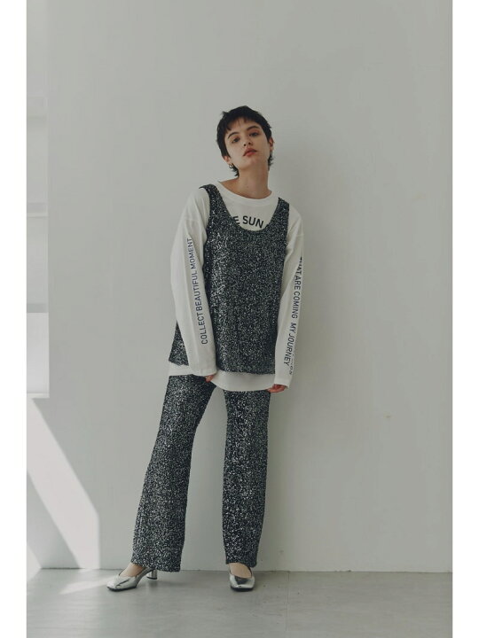 楽天市場】【SALE／50%OFF】スパンコールトップス ROSE BUD ローズ 