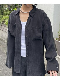 FIBRIL SHIRT ROSE BUD ローズバッド トップス シャツ・ブラウス ブラック ピンク【送料無料】[Rakuten Fashion]