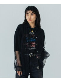 【SALE／20%OFF】CREOLME/SHEER L/S SHIRT CREOLME ローズバッド トップス シャツ・ブラウス ブラック ベージュ【RBA_E】【送料無料】[Rakuten Fashion]