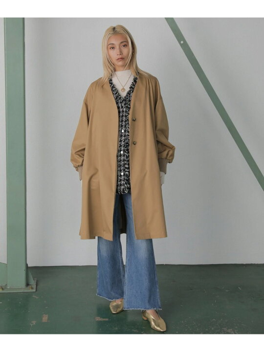 楽天市場】【SALE／50%OFF】ノーカラーコート ROSE BUD ローズバッド 
