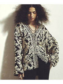 mag.by c/EMBROIDERY MESH SHIRT mag.by c ローズバッド トップス シャツ・ブラウス ブラック【送料無料】[Rakuten Fashion]