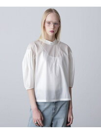 【SALE／30%OFF】袖ボリュームトリコットシフォンP/O mici ローズバッド トップス カットソー・Tシャツ ブラック ホワイト【RBA_E】【送料無料】[Rakuten Fashion]