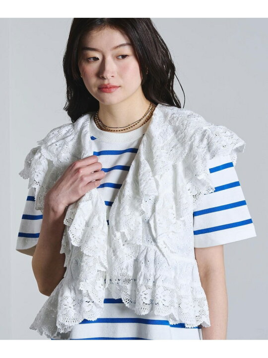 楽天市場】【SALE／37%OFF】COTTON EMBROIDERY FRILL VEST ROSE BUD 