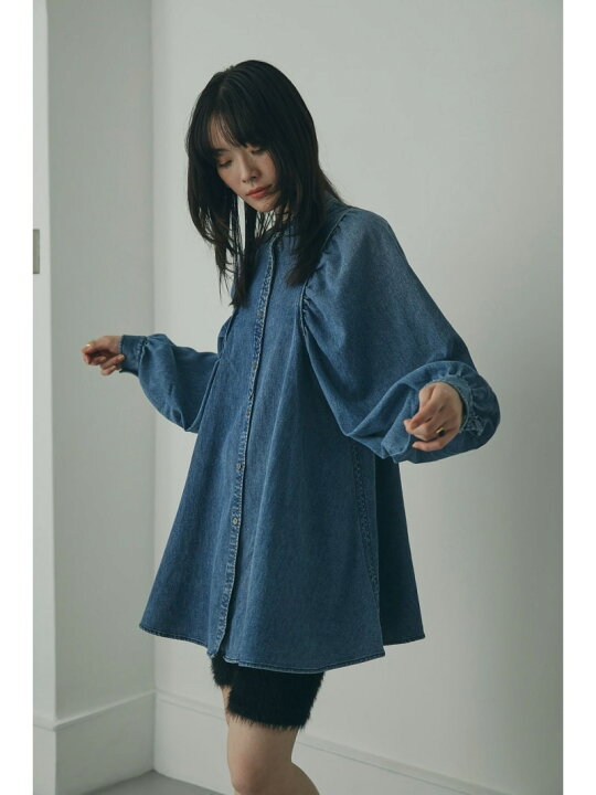 楽天市場】【SALE／40%OFF】デニムチュニックシャツ ROSE BUD ローズ 