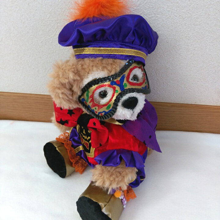 楽天市場 ダッフィー シェリーメイ ぬいぐるみポーチ用ハロウィンパープルコスチューム メール便対象商品 ローズ ガーデン