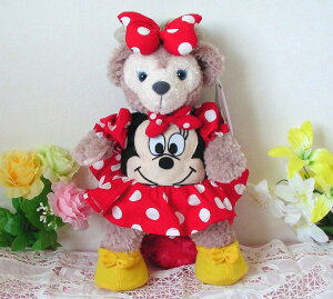 ダッフィー シェリーメイ ぬいぐるみ 43cm用ビックフェィスミニー風コスチューム