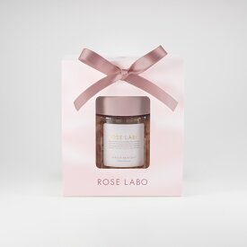 24ROSE®ローズバスソルトギフト |ROSE LABO ローズラボ 250g（約10~15回分）| バスソルト 入浴剤 岩塩 ばら バラ ローズ バラの香り ローズ水 セラミド 乾燥 保湿 冷え 無添加 ギフト バスソルト プレゼント バスソルト 高級 【平日12時まで当日発送】半額